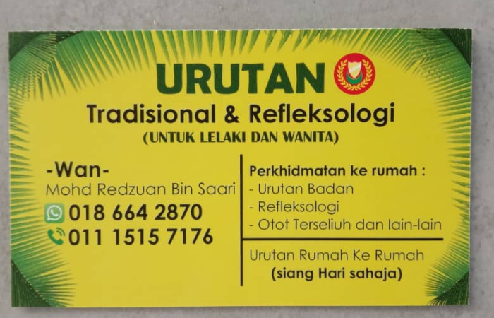 WAN URUT TRADISIONAL & REFLEKSOLOGI