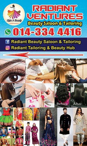 RADIANT VENTURES BEAUTY SALOON & TAILORING