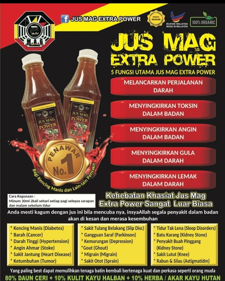 JUS MAG POWER MELAKA