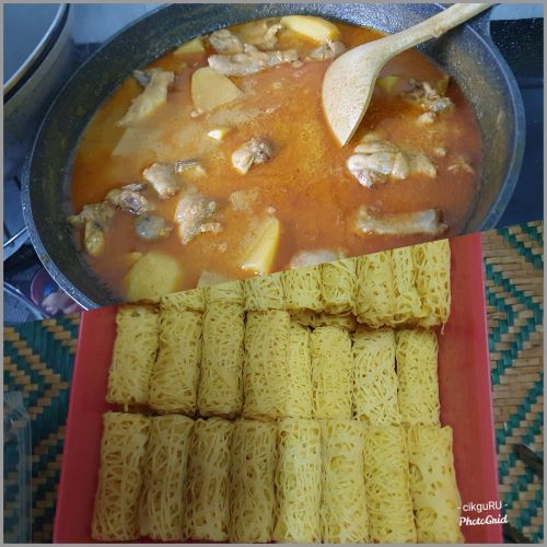 TEMPAHAN PULUT KUNING & ROTI JALA